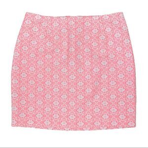 GAP pink jacquard swing skirt, size 2‎